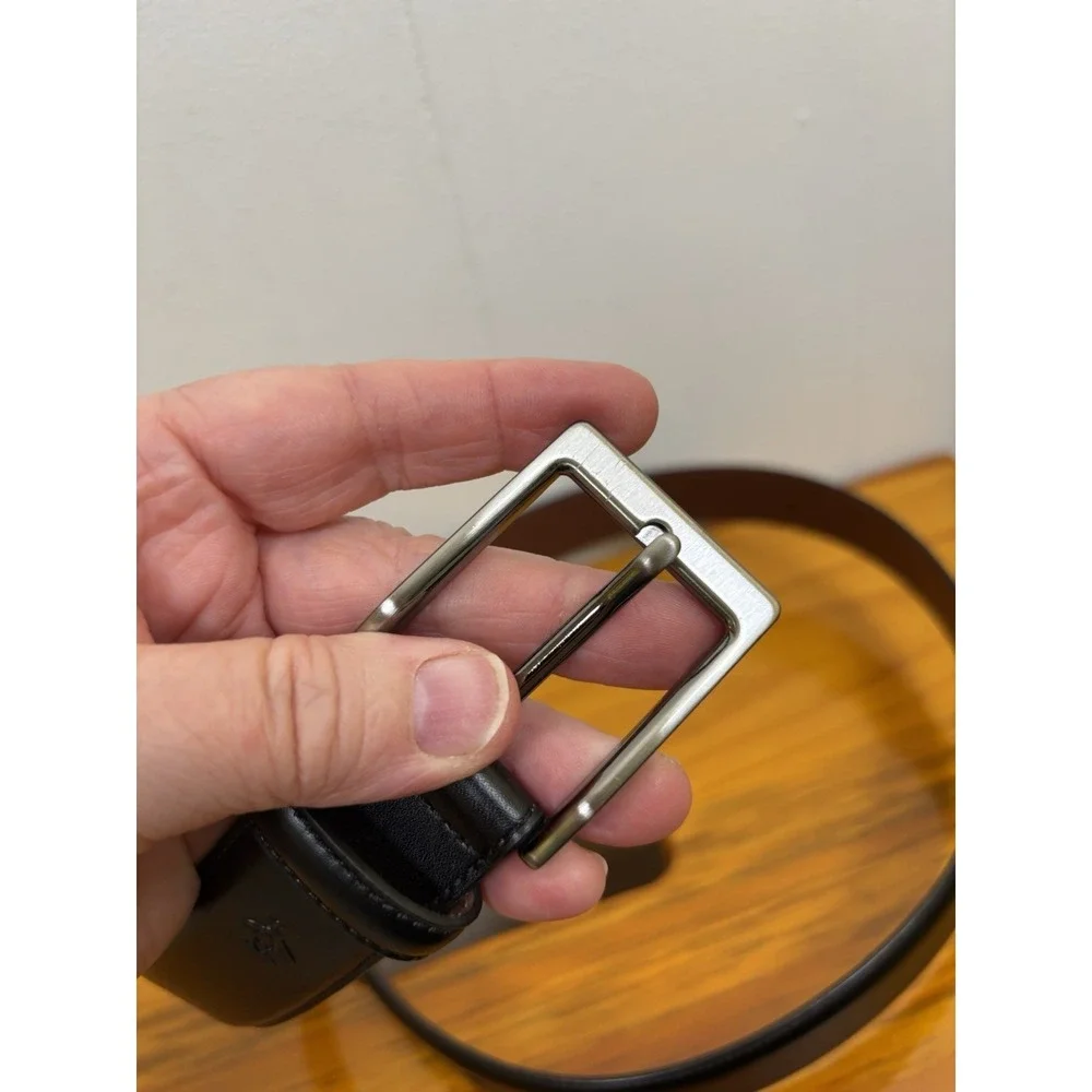 Original‎ Penguin Men's Size 34 Black Bonded Leather Belt
